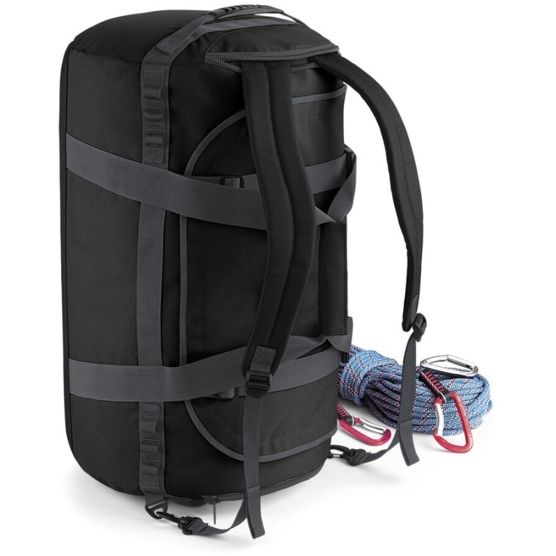 Sac de voyage cargo renforcé convertible en sac à dos, 68 litres