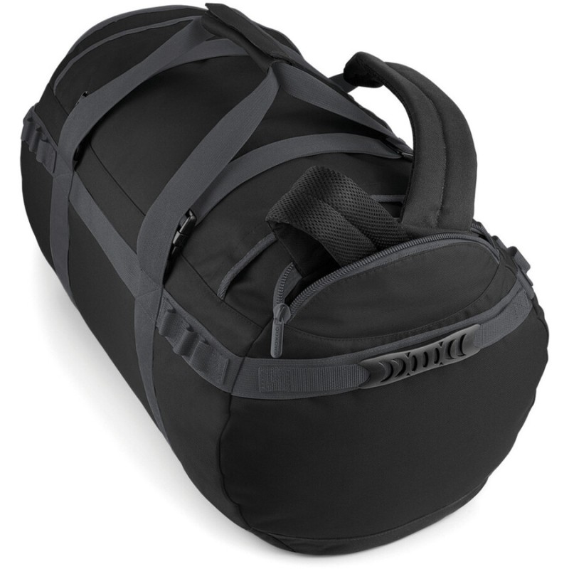 Sac de voyage cargo renforcé convertible en sac à dos, 68 litres