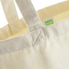 Sac shopping en coton bio canvas de grande qualité, 340 g/m²