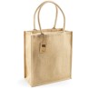 Sac shopping en toile de jute, poignées en coton