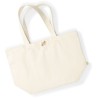 Sac shopping canvas en coton biologique, 340 g/m²