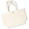 Sac shopping XL canvas en coton biologique, 340 g/m²