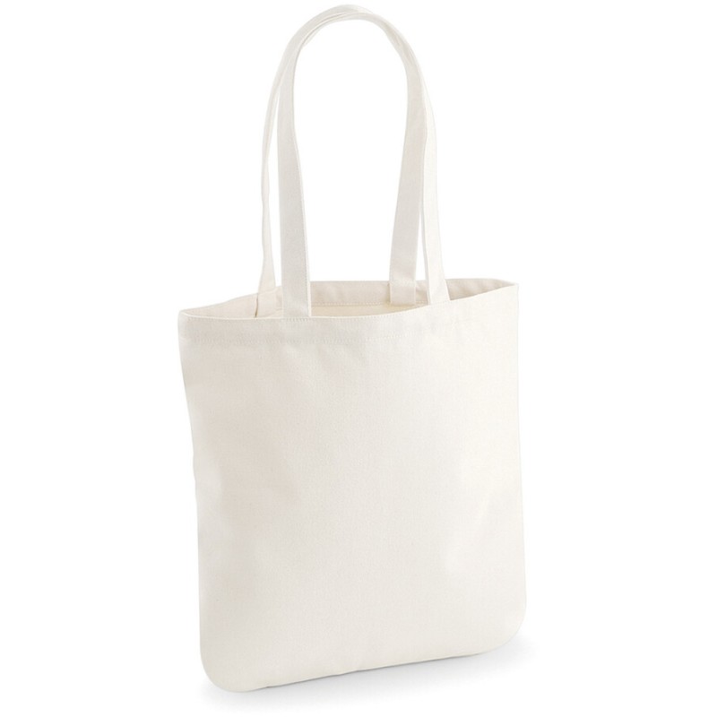 Sac cabas tendance en coton biologique brossé, 407 g/m²