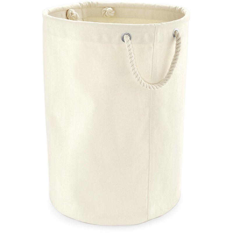 Panier de rangement en coton canvas, 572 g/m²