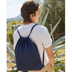 Sac de gym ficelle premium de qualité en coton, 200 g/m²