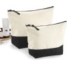 Trousse en coton brossé avec base colorée à personnaliser, 407 g/m²