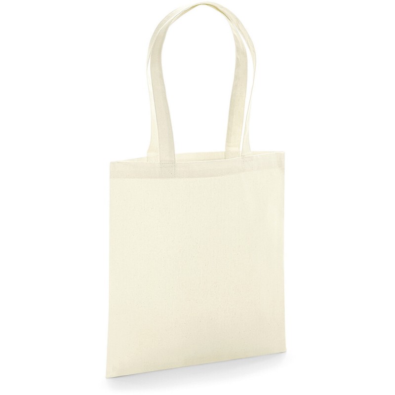 Sac shopping, tote bag premium de qualité en coton bio, 200 g/m²