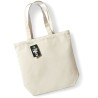 Sac shopping en coton canvas commerce équitable, 407 g/m²