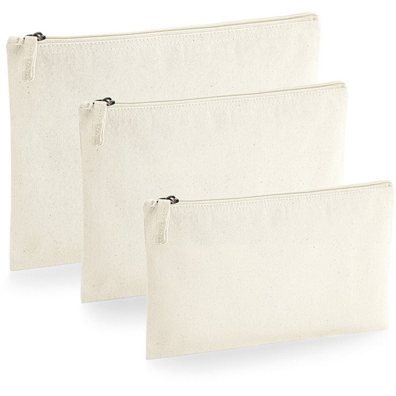 Trousse multi-usages en coton canvas bio, 340 g/m²