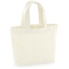 Petit cabas en coton canvas biologique, 340 g/m²