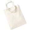Petit tote bag coton, petit sac coton vierge, 140 g/m²