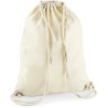 Sac de gym en coton avec cordon, gymsac, 140 g/m²