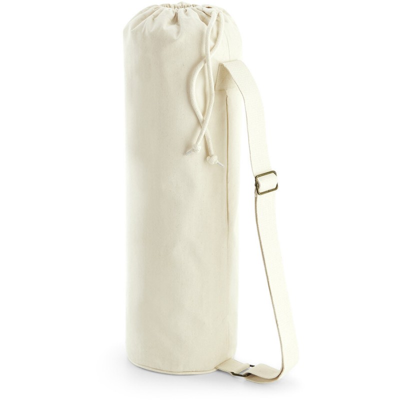 Sac de rangement pour tapis de yoga en coton bio, 340 g/m²