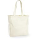 Maxi sac shopping en coton recyclé certifié, anses longues, 170 g/m²