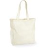 Maxi sac shopping en coton recyclé certifié, anses longues, 170 g/m²