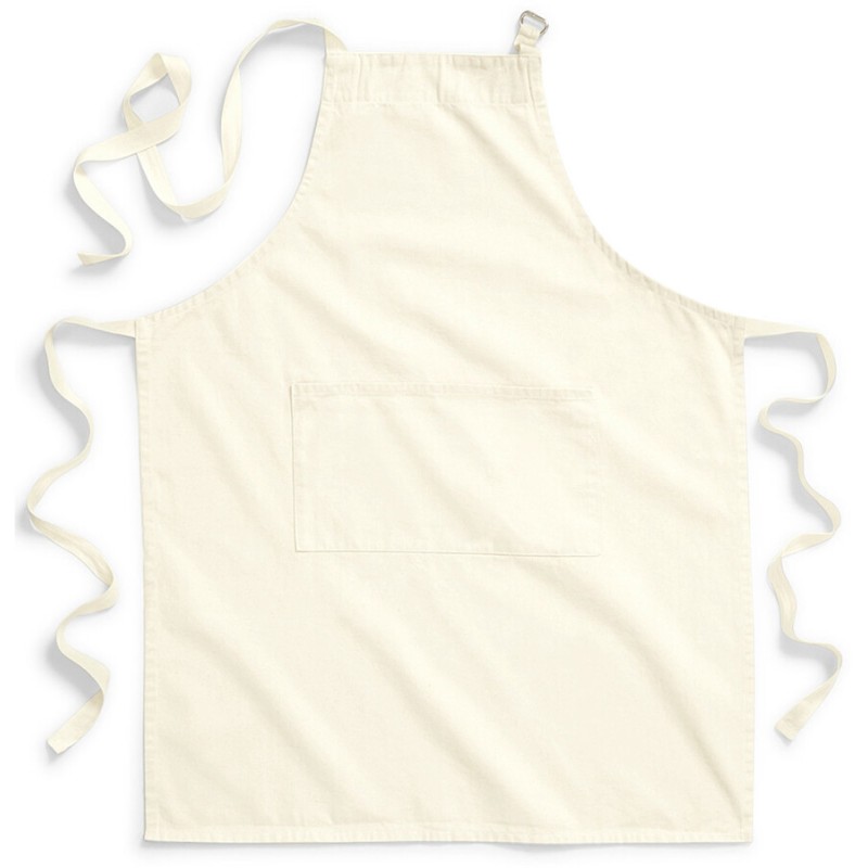 Tablier de cuisine adulte en coton commerce équitable, 290 g/m²