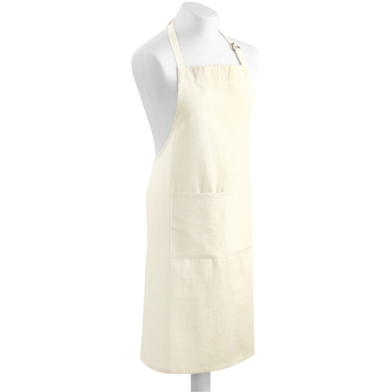 Tablier de cuisine adulte en coton commerce équitable, 290 g/m²