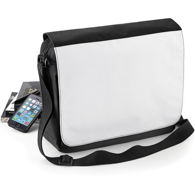 Sac messenger spécial sublimation, bandoulière ajustable, 9 litres