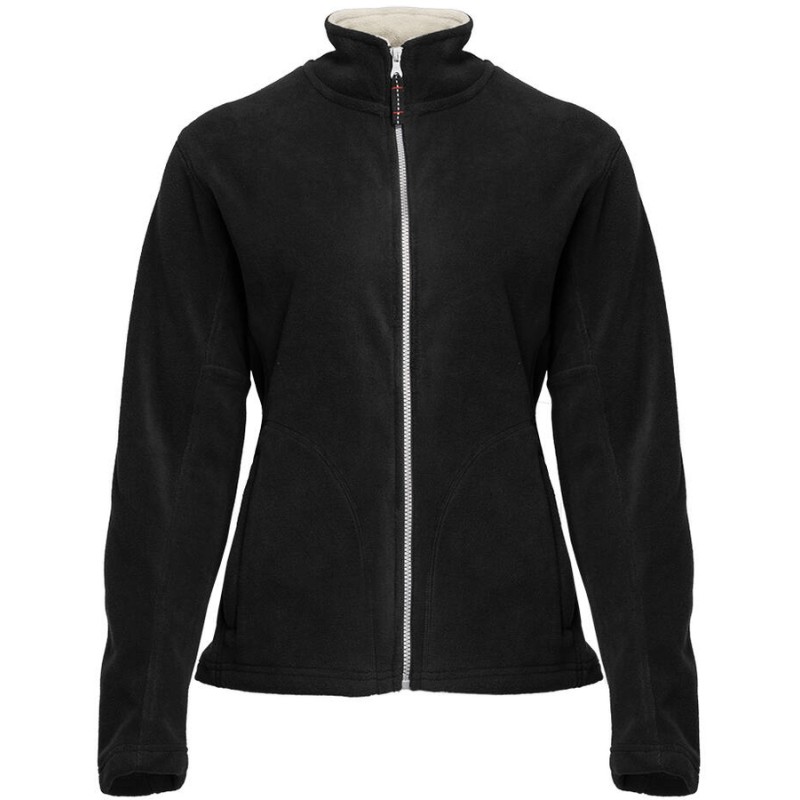 Veste polaire femme anti-peluche, 2 poches latérales zippées, 300 g/m²