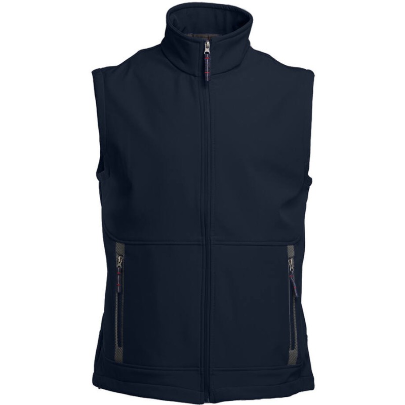 Gilet soft-shell pour homme ultra-léger, 340 g/m²