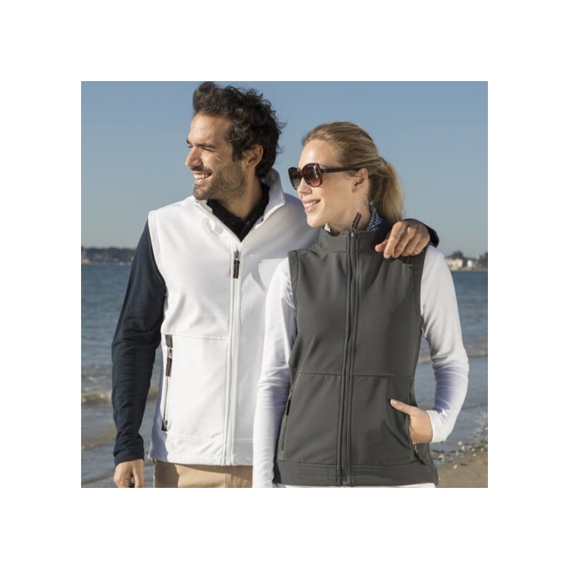 Gilet soft-shell pour femme ultra-léger, 340 g/m²