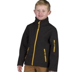 Veste soft-shell enfant 3 couches respirante et imperméable