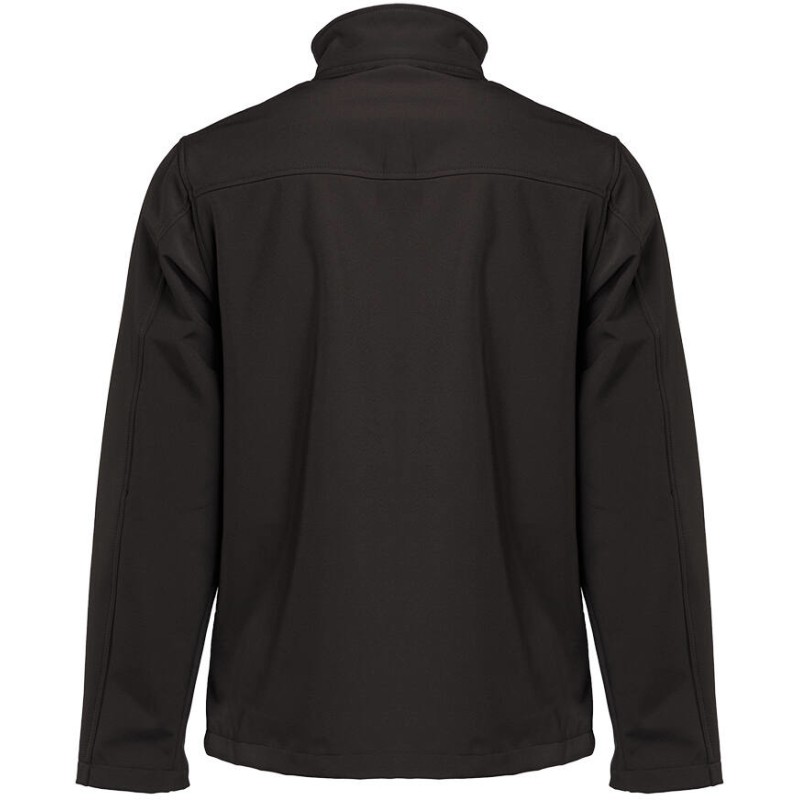 Veste soft-shell homme 3 couches Black & Match, respirant et imperméable