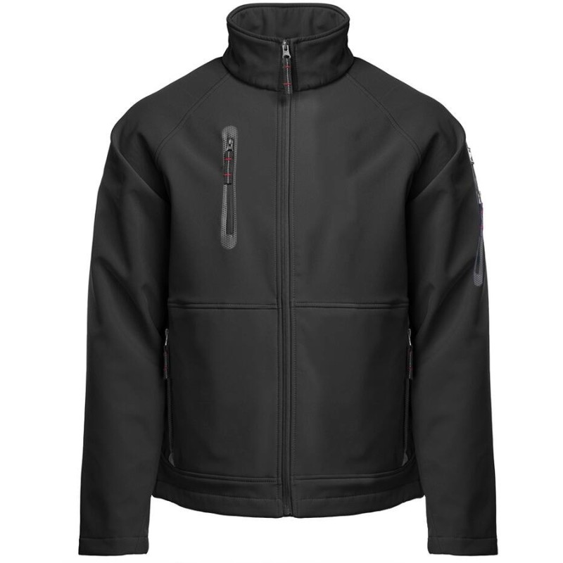 Blouson soft-shell homme ultra-léger, 340 g/m²