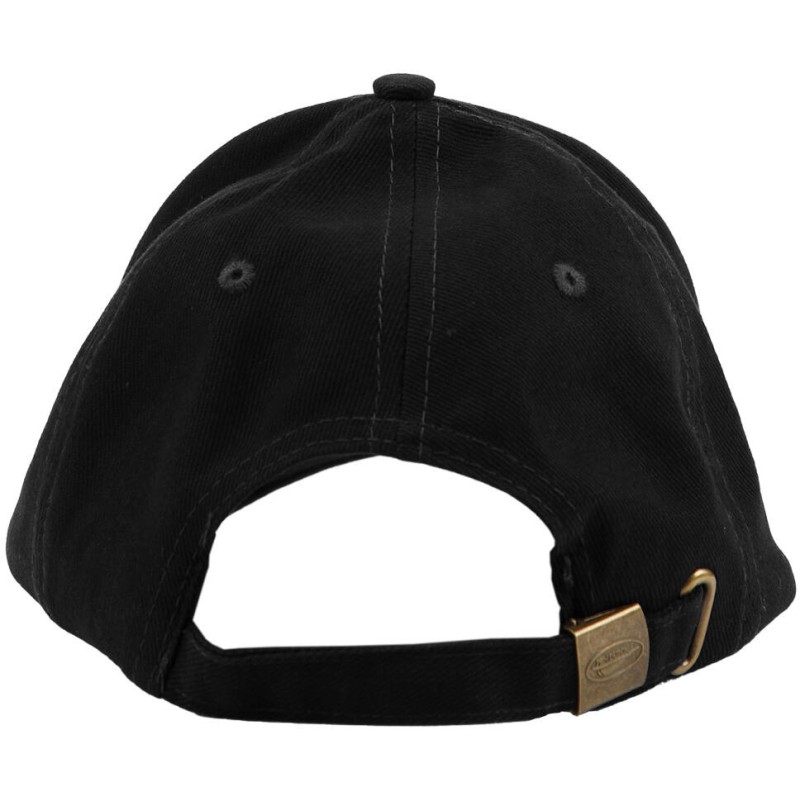 Casquette 6 panneaux en coton brossé réglable par boucle