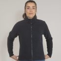 Veste polaire femme moderne, zip principal et zips poches contrastés, 300 g/m²