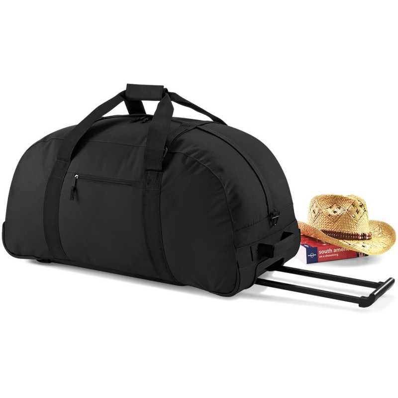 Grand sac de voyage à roulettes, poignée téléscopique, 105 litres