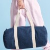 Sac polochon denim vintage avec poignées en coton doux, 20 litres