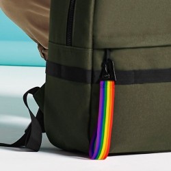 Porte-clés tire-zip avec fermoir solide personnalisable