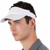 Visière de sport en coton sergé avec élastique à l'arrière, 175 g/m²