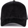 Casquette en velours 5 panneaux en coton doux, 310 g/m²