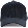 Casquette en velours 5 panneaux en coton doux, 310 g/m²