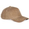 Casquette en velours 5 panneaux en coton doux, 310 g/m²