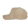 Casquette en velours 5 panneaux en coton doux, 310 g/m²