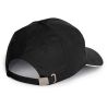 Casquette 6 panneaux contrastée en coton biologique doux, 260 g/m²