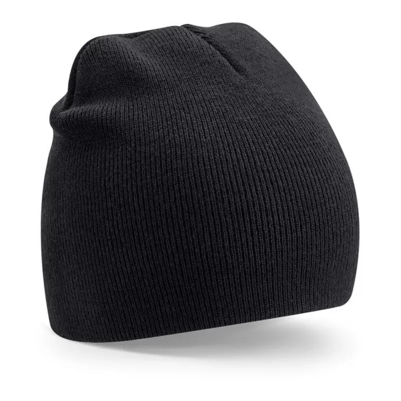 Bonnet en polyester recyclé doublé, style pull-on, étiquette détachable