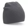 Bonnet en polyester recyclé doublé, style pull-on, étiquette détachable