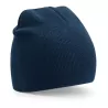 Bonnet en polyester recyclé doublé, style pull-on, étiquette détachable
