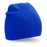 Bonnet en polyester recyclé doublé, style pull-on, étiquette détachable
