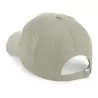 Casquette 5 panneaux en coton organique ajustable, panneaux avant structurés, 256 g/m²
