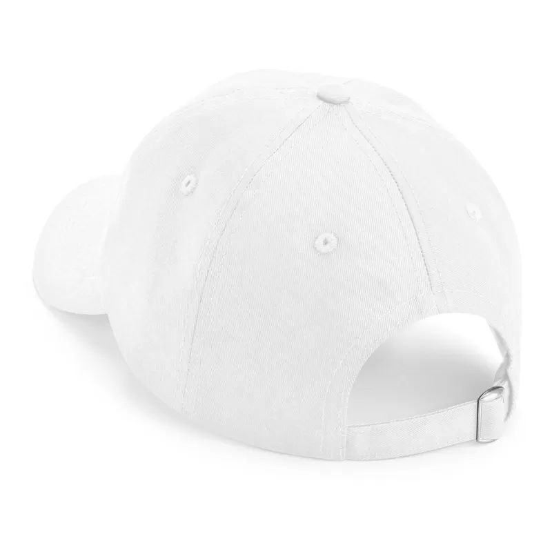 Casquette 5 panneaux en coton organique ajustable, panneaux avant structurés, 256 g/m²