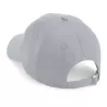Casquette 5 panneaux en coton organique ajustable, panneaux avant structurés, 256 g/m²
