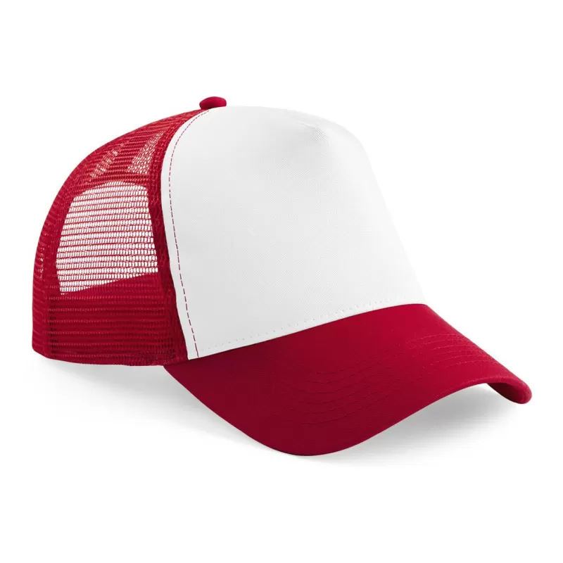 Casquette américaine junior 5 panneaux rétro Snapback, visière préformée, ajustable 