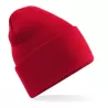 Bonnet à large revers en polyester recyclé, tricot double épaisseur