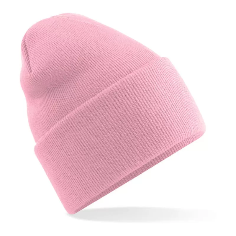 Bonnet à large revers en polyester recyclé, tricot double épaisseur