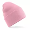 Bonnet à large revers en polyester recyclé, tricot double épaisseur